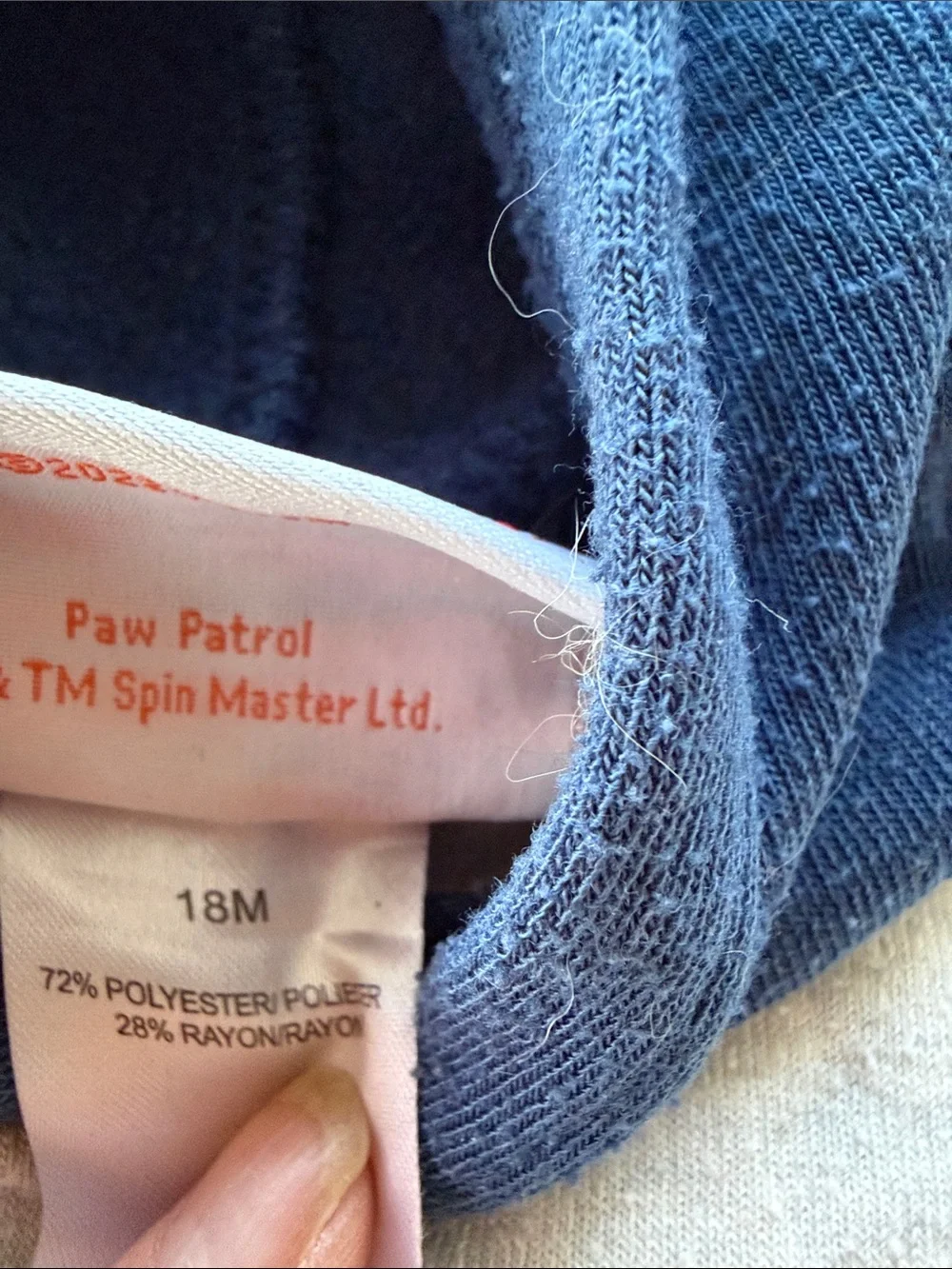 Paw Patrol Two-Piece Sweatshirt & Joggers Set in Navy and Cream